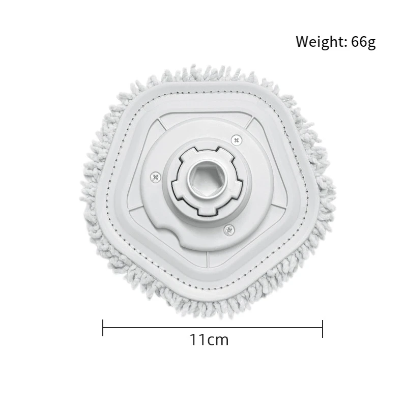 Weiße Mopp-Pad-Ersatzteile für Dreame Bot W10 & W10 Pro, selbstreinigender Roboter, Staubsauger und Mopp-Zubehör, Staubsauger-Mopptuch