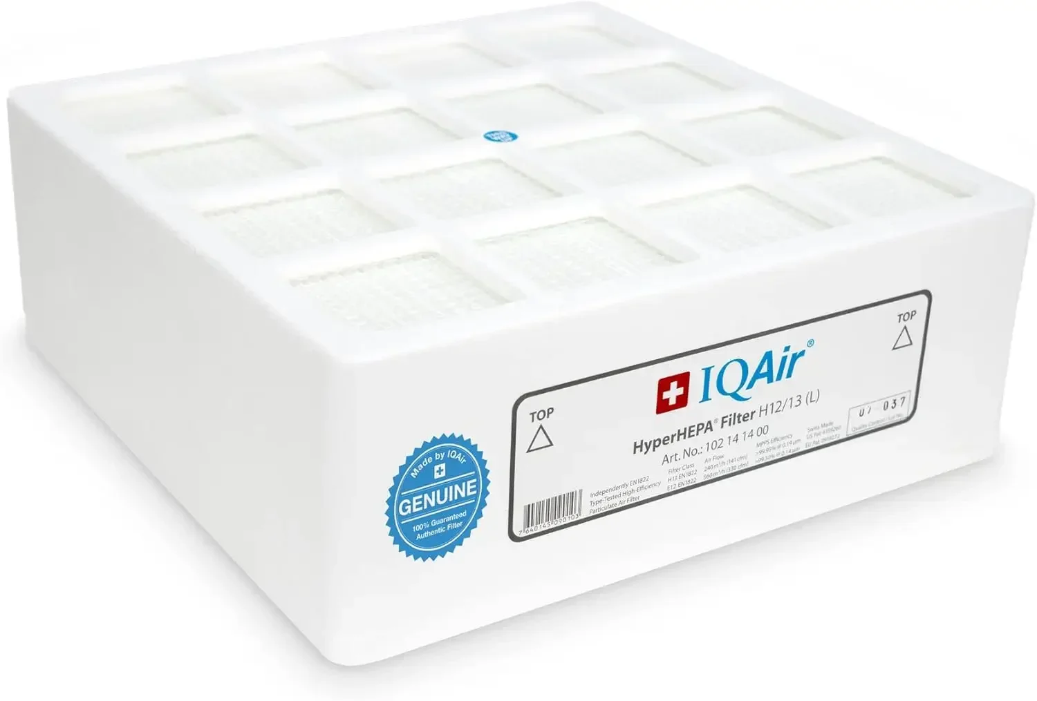 IQAir HyperHEPA Filter - Genuine Replacement Air Filter HealthPro Series - Filters Ultrafine Particles - Dust, Pollen, Smoke,