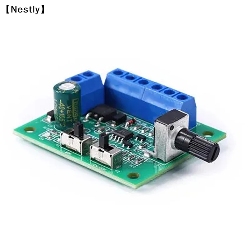 DC 8V-24V Brushless DC Motor Driver Controller Board PWM Driver Fan Motor Speed Governor Forward Backward Control 18KHz〔Nest〕