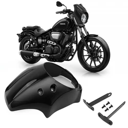 Motorcycle Fairing Gloss Black Headlight ABS Front Windshiled Cover Accessories For Yamaha XVS 950 SPEC BOLT 950 2013-2022