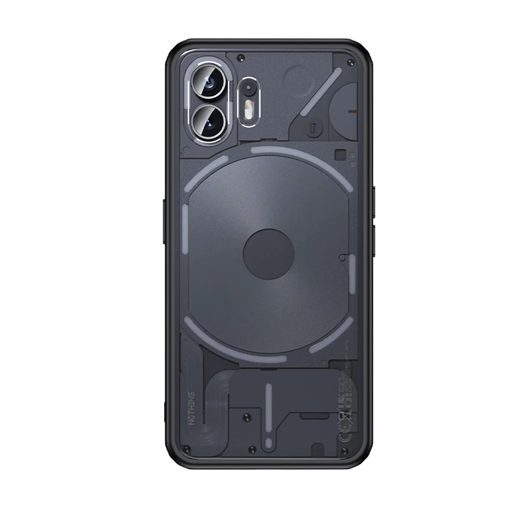 Skin For Nothing Phone 1 Case 2 One 2a Plus Shockproof Cover Shell Touch Friendly Slim Frosted Translucent PC Back Rubber Bumper