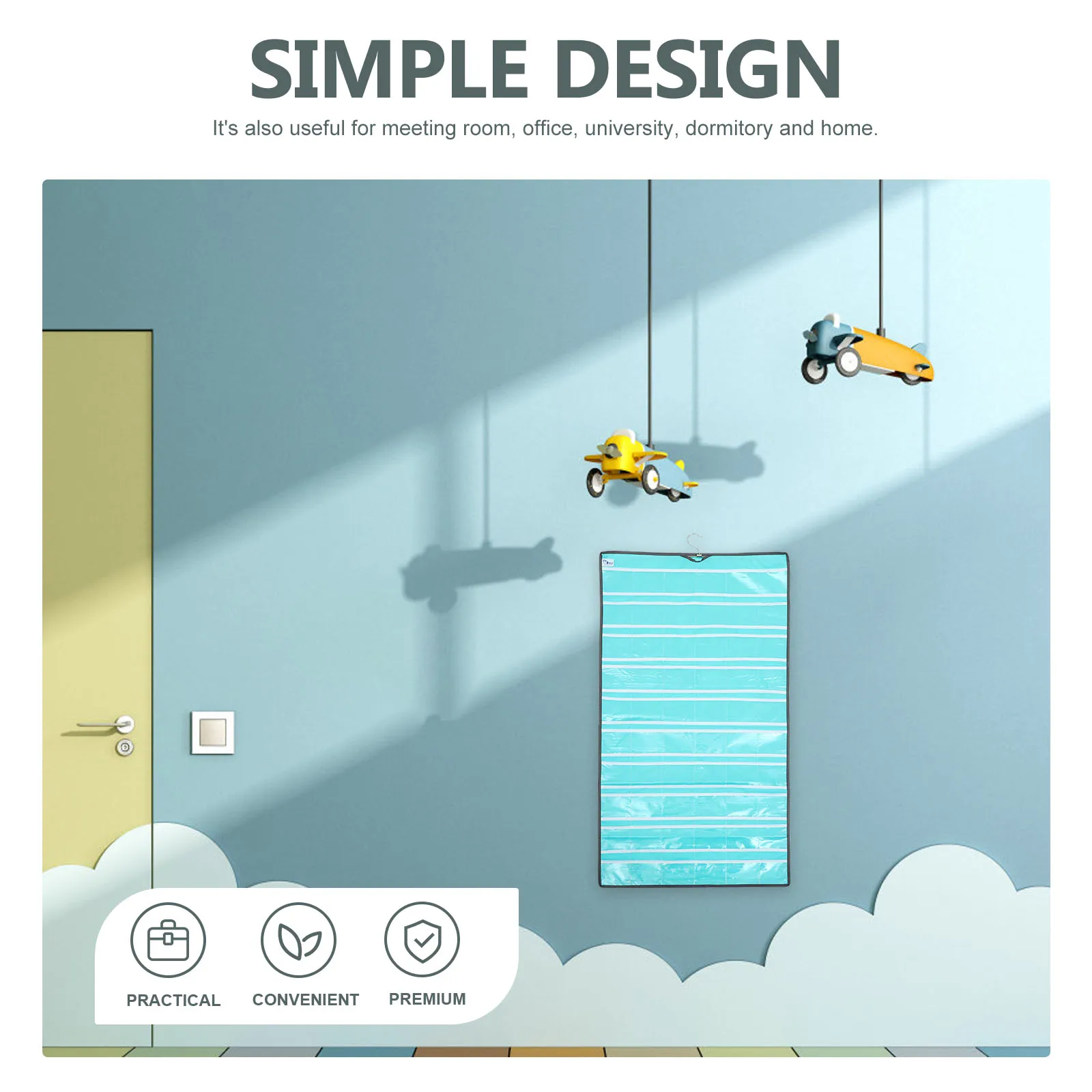 

60Pcs Colorful Classroom Pocket Chart for Learning, Storage and Organization