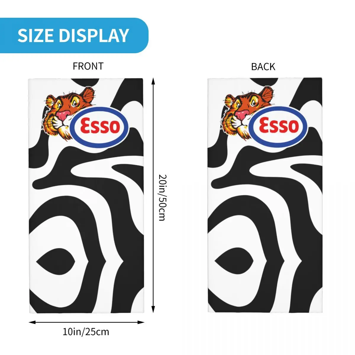 Amazing Motocross Bandana Neck Cover Printed Esso Face Scarf Hiking Unisex Adult Breathable