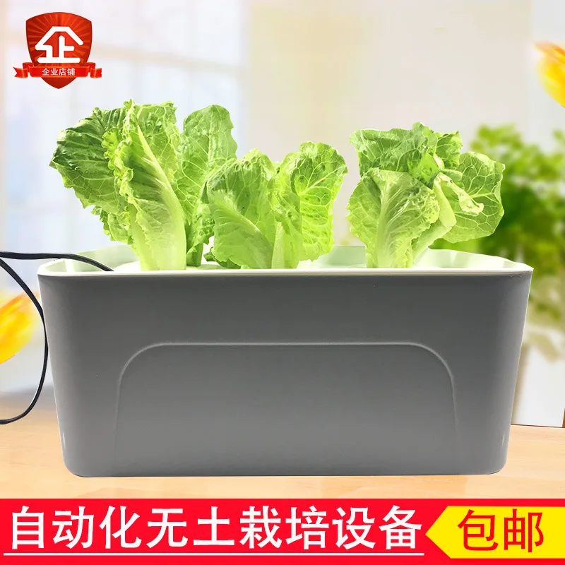 

Hydroponic vegetable planting box Soilless cultivation Family balcony Desktop vegetable artifact Green forest Plastic pot