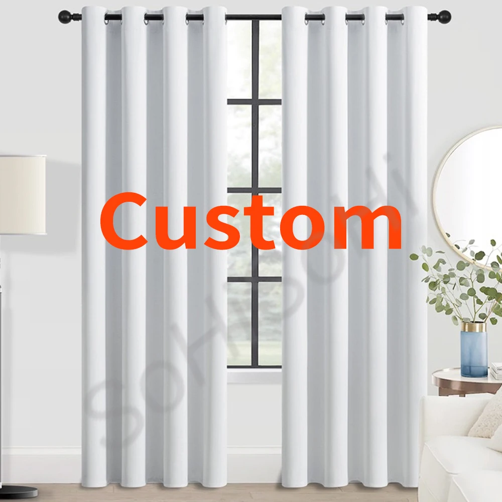 Custom Whole Name Thick Blackout Windows Curtain