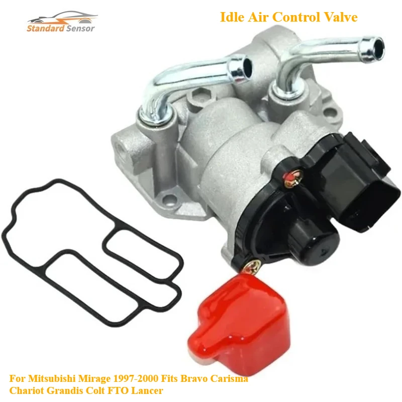 MD614743 Idle Air Control Valve New for Mitsubishi Mirage 1997-2000 Fits Bravo Carisma Chariot Grandis Colt FTO Lancer 4G92 4G93