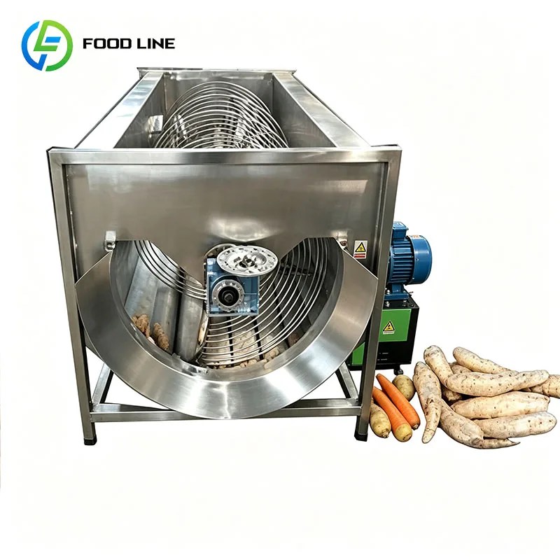 Cassava Peeling Equipment Root Vegetable Washer Commercial Potato Yam Taro Sweet Potato Peeler Customized