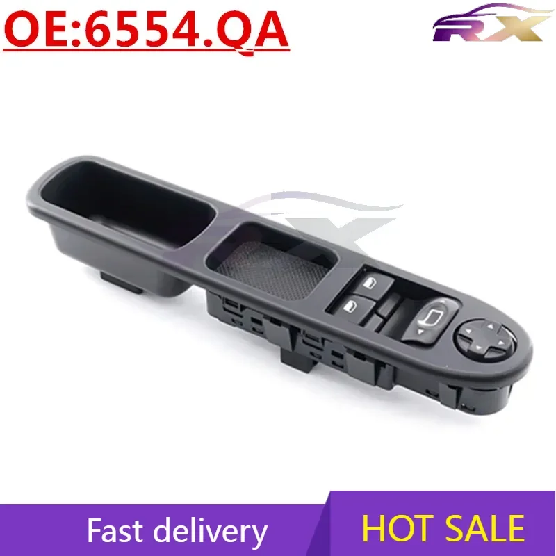 

OEM:6554.QA Power Window Master Control Switch For 2006-2012 Peugeot 207