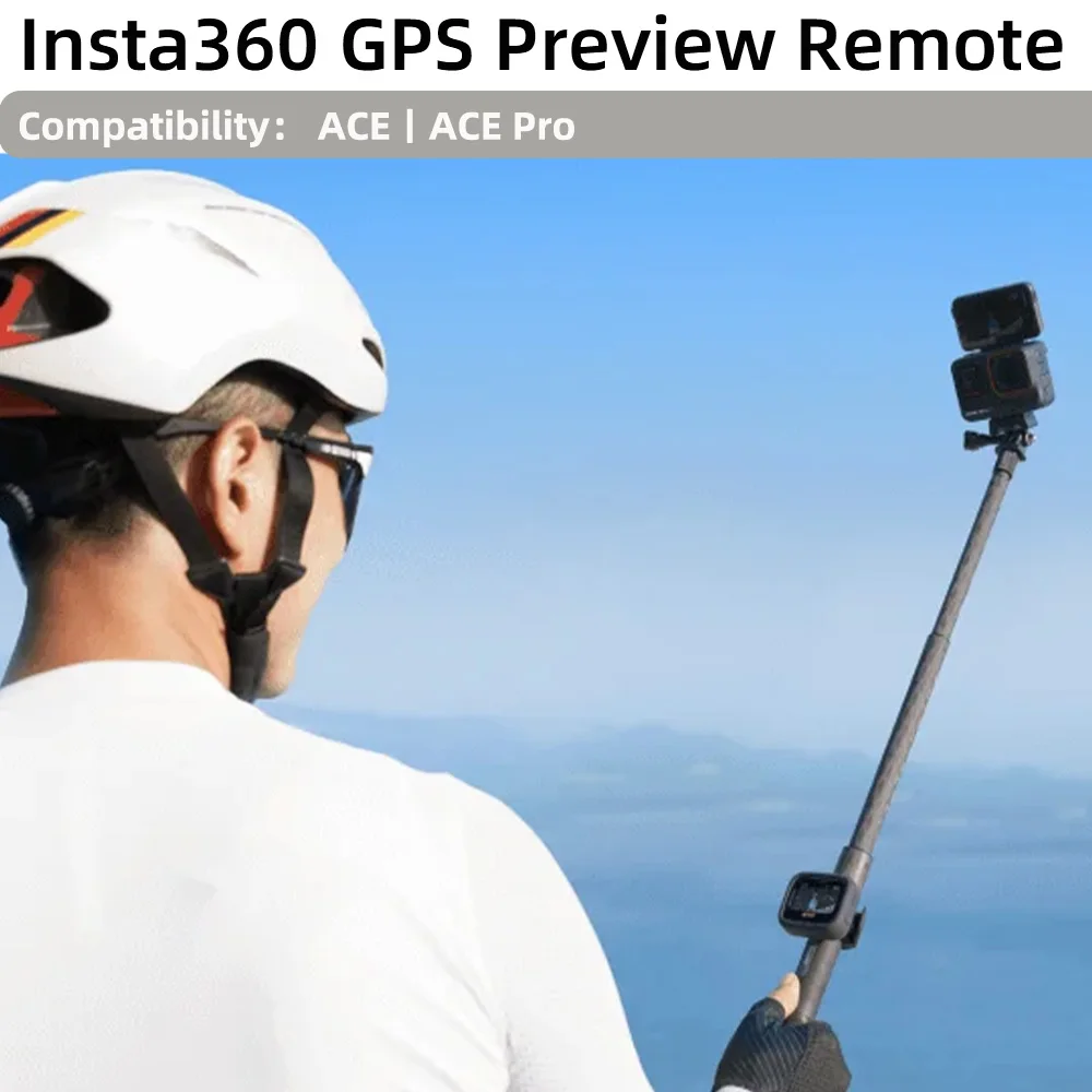 Imagem -04 - Gps Preview Remote Action Câmera Acessório para Ace Pro Original Novo Controlador Novo em Estoque 2023 Insta360