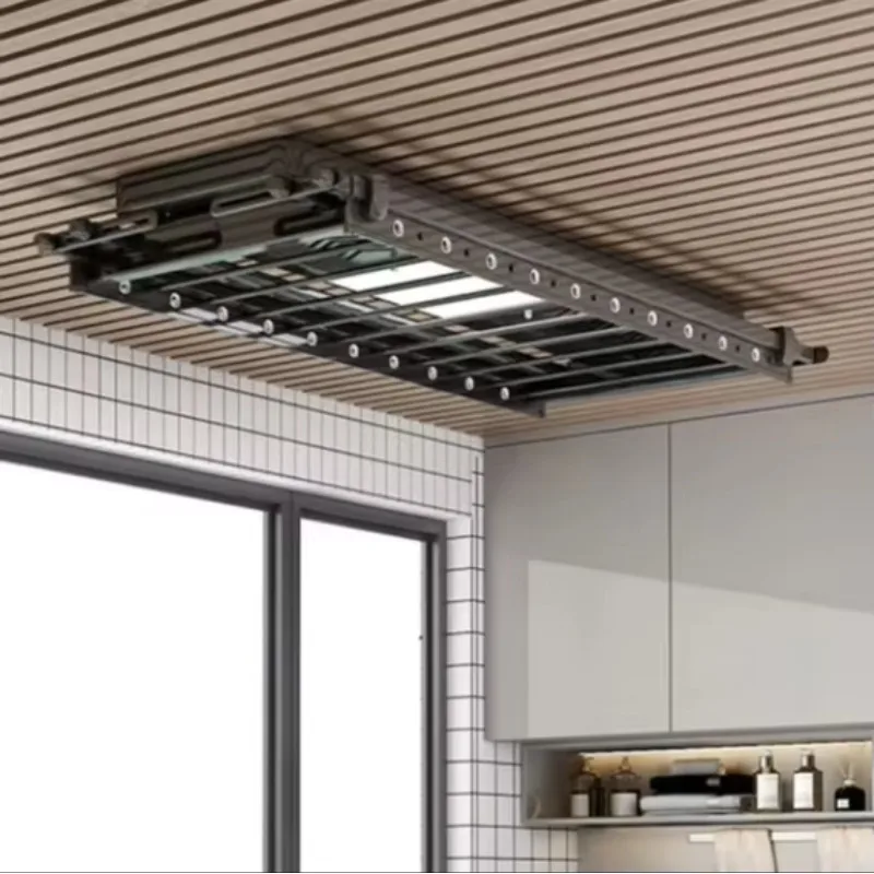 

Factory direct sales telescopic multi-functional electric drying rack with remote control lifting and disinfection intelligent