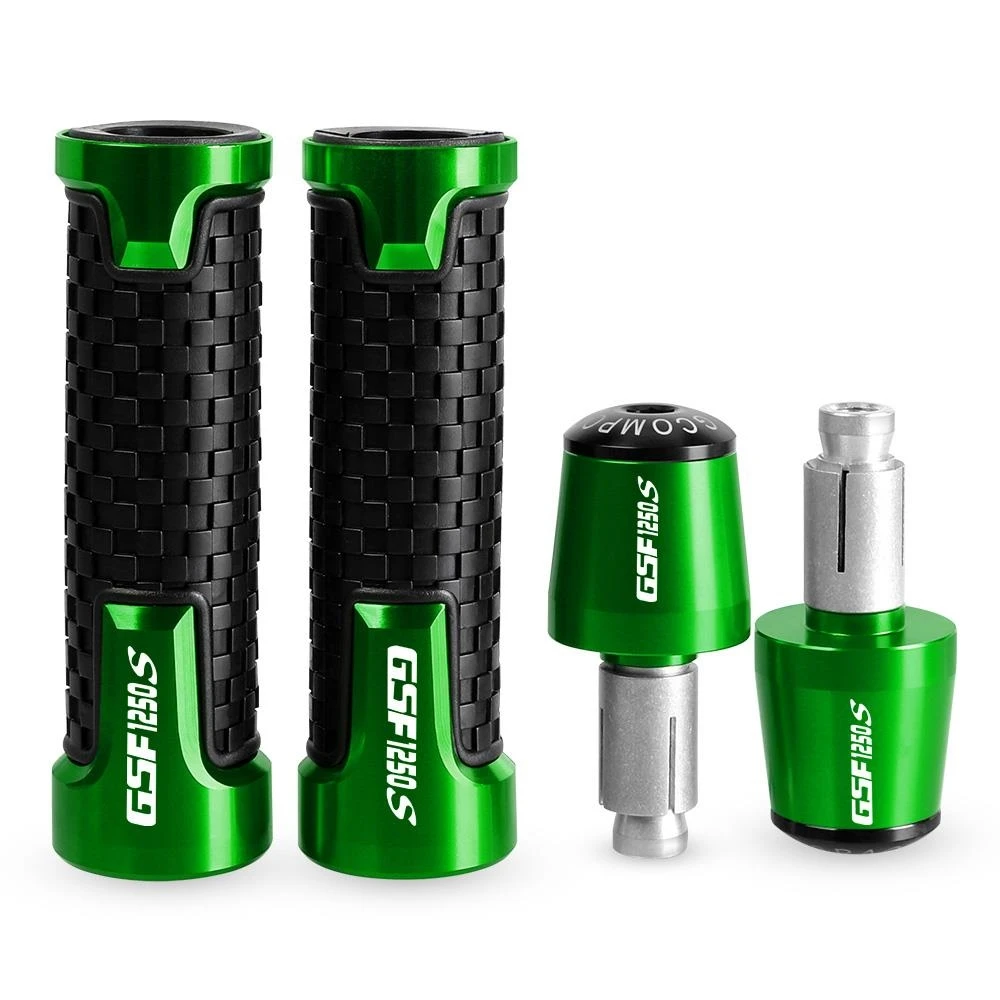 

Motorcycle Accessories Motorcycle For SUZUKI GSF1250S GSF BANDIT 600S 7/8" 22MM Handlebar Hand Grips Handle Bar End Cap plug