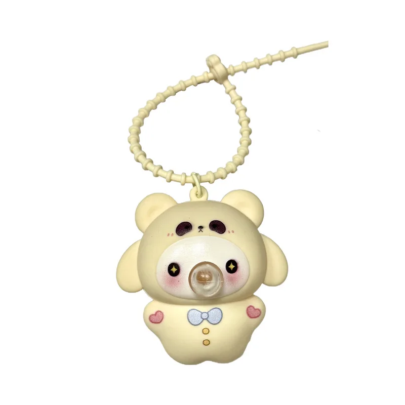 قلادة سلسلة مفاتيح على شكل فقاعات الحيوانات الصغيرة لتخفيف التوتر من مينسو، قلادة سلسلة مفاتيح، آلة مخلب، هدية كشك الشارع