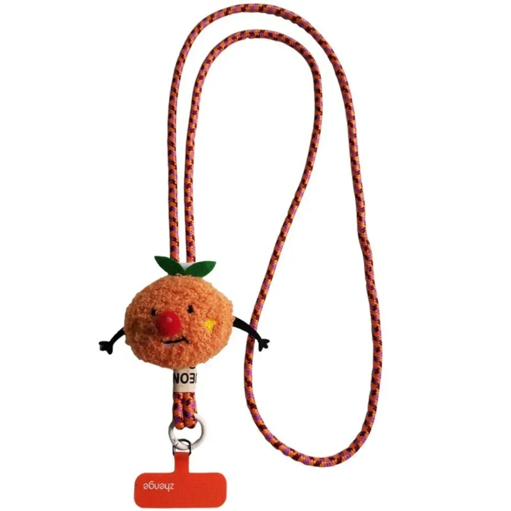 

Модный красочный ремешок для телефона, съемный мультяшный животный плечевой веревка с зажимом, анти-потерянный ремешок на запястье, уличный