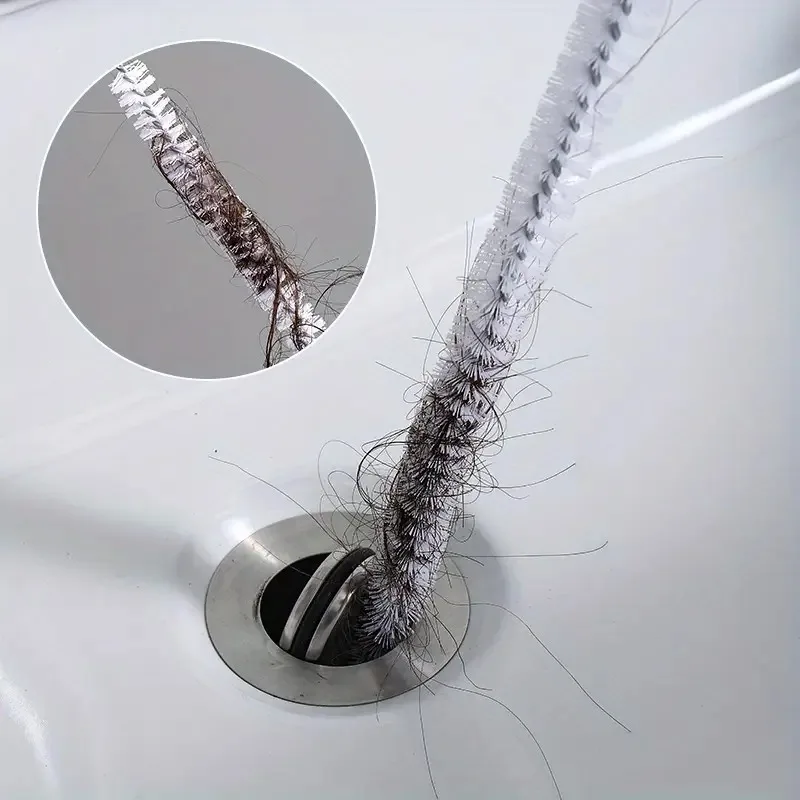 Drain Hair Clog Remover, 46cm Tool for Shower & Sink. Unclogs Pipes, Reusable, Easy to Clean - Image 2