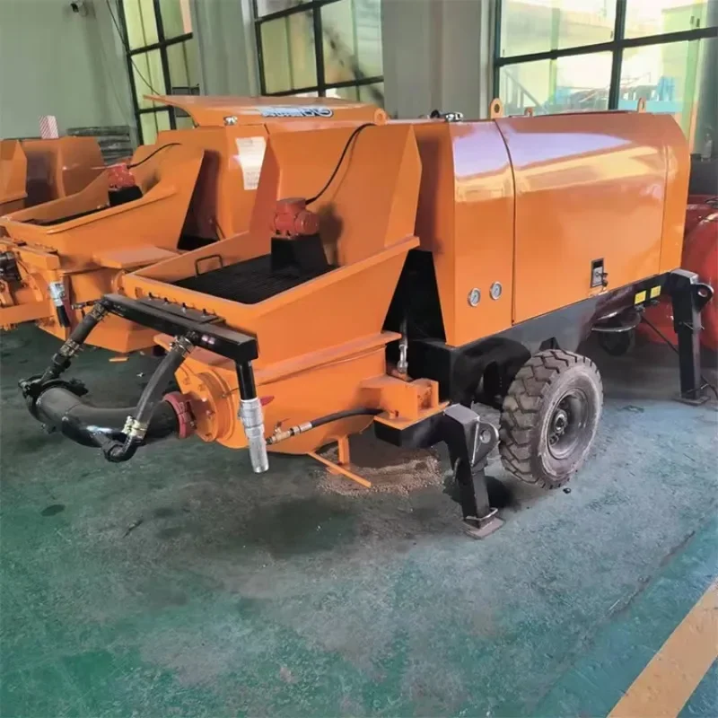 Mortar Pump Concrete Pumping Machine Concrete-Mixer-With-Pump Concrete Mixer with Pump Portable
