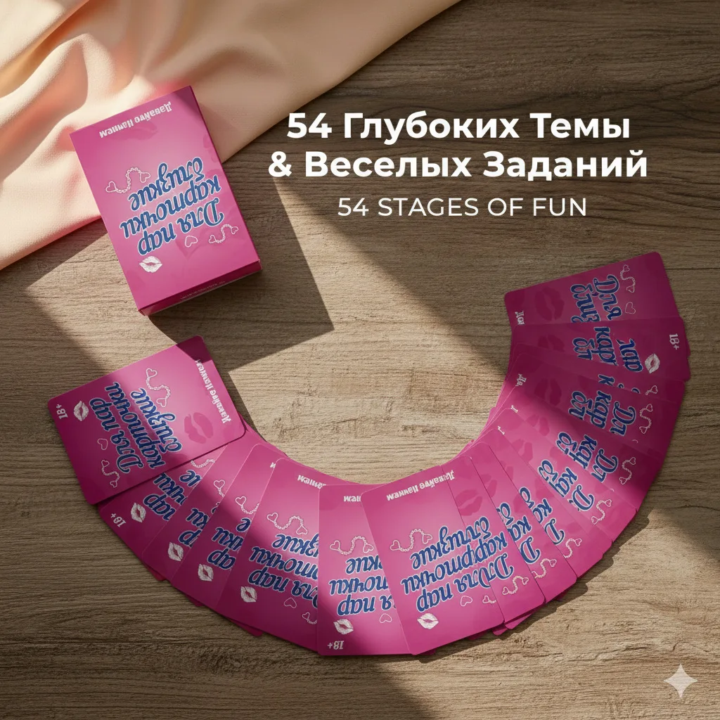 Creative Couples Midnight Game – 54 Cards (Adult) Erotic Interactive Sexy Game Entertainment Desktop Card Game Toys