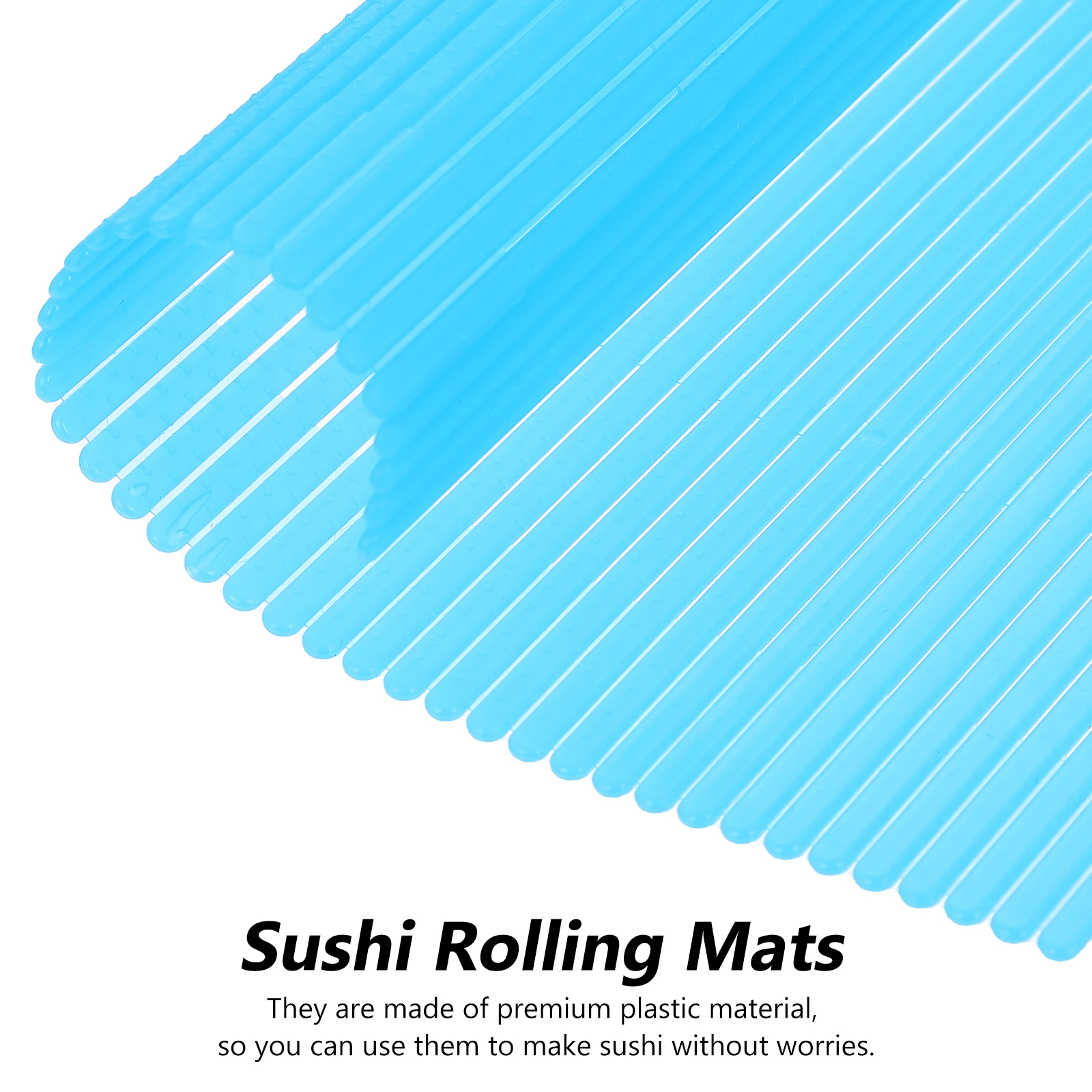 

3 Pcs Sushi Rolling Tools Mats Gadget Plastic Roller Home Restaurant Making Tray