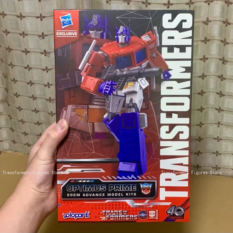 새로운 Transforma 로봇 사전 조립 장난감 AMK Optimus Prime G1 영화 만화 액션 피규어 애니메이션 움직일 수있는 모델 인기 선물