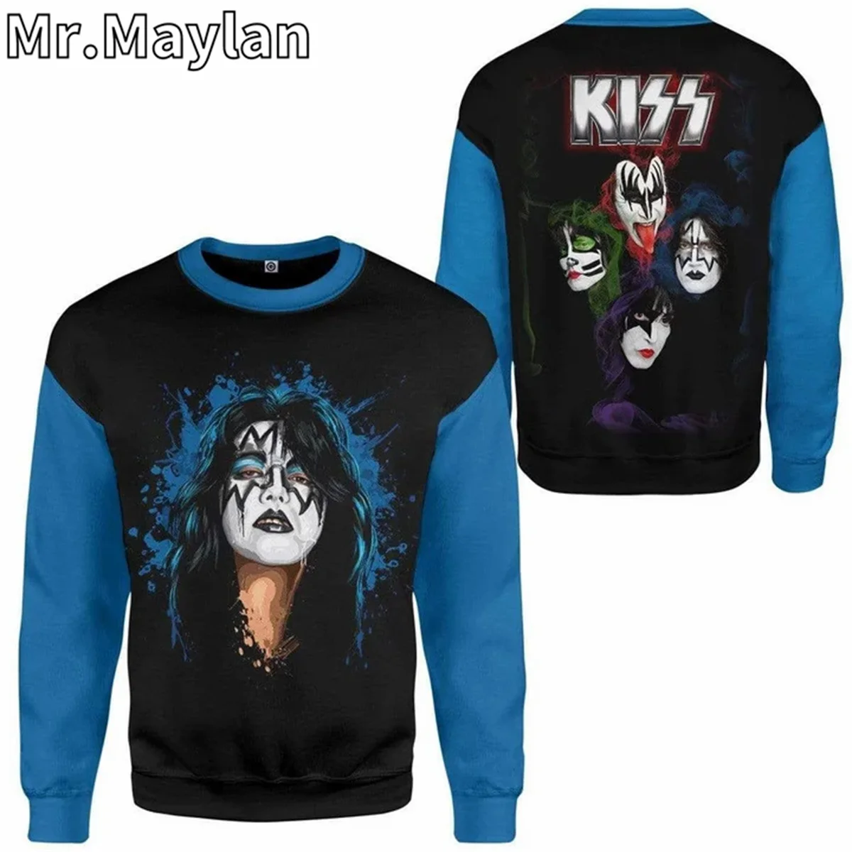 

Newest Rock Kiss Band Sweatshirts 3D Printed Unisex Hoodies Men Sweatshirt Streetwear Pullover Casual Jacket Tracksuits KJ-011