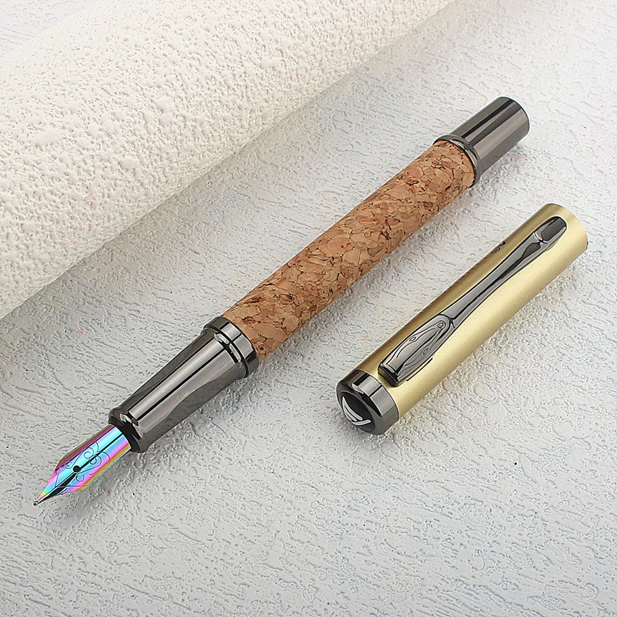 Luxury Business 5 different Metal Fountain Pen 0.7MM Nib environmental protection Texture Excellent Writing Business Office Pen