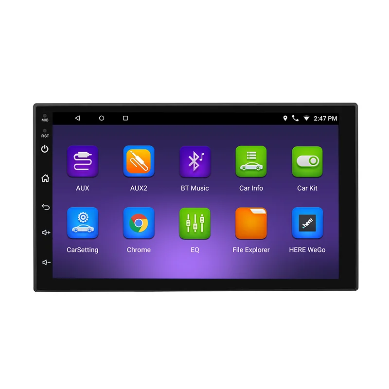

2 DIN Android 8.1 Universal Car Radio Stereo 7 Inch GPS Navigation USB DVD Player 1G+16G Auto Player