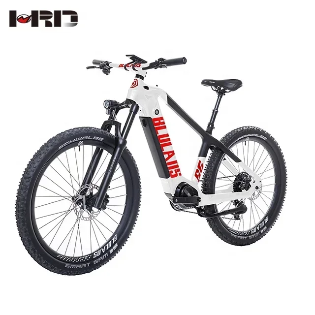 S6 Mountain Road Long-distance Bafang Central Motor Electric Bicycle Carbon Fiber Lithium Battery City Ebike 27.5 inch XC Ebike