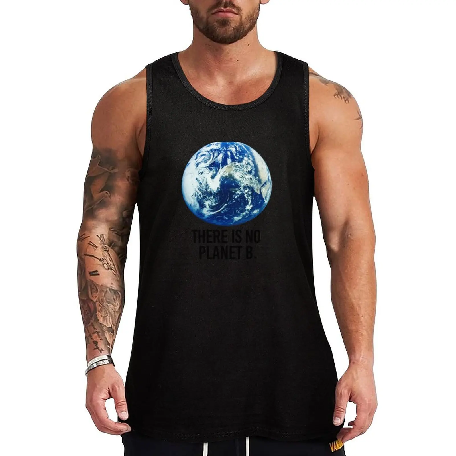 There is no Planet B Tank Top Work Outdoor Tank Top Heavy Duty Sleeveless Shirt