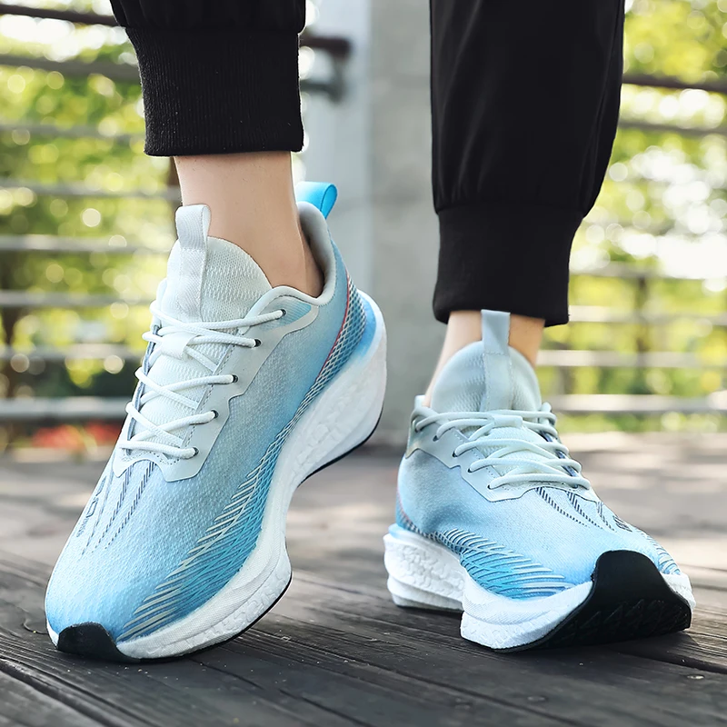 جديد الخريف انتعاش خفيفة الوزن للرجال والنساء أحذية رياضية سباق ماراثون الاحذية توازن مستقر دعم أحذية المشي #6