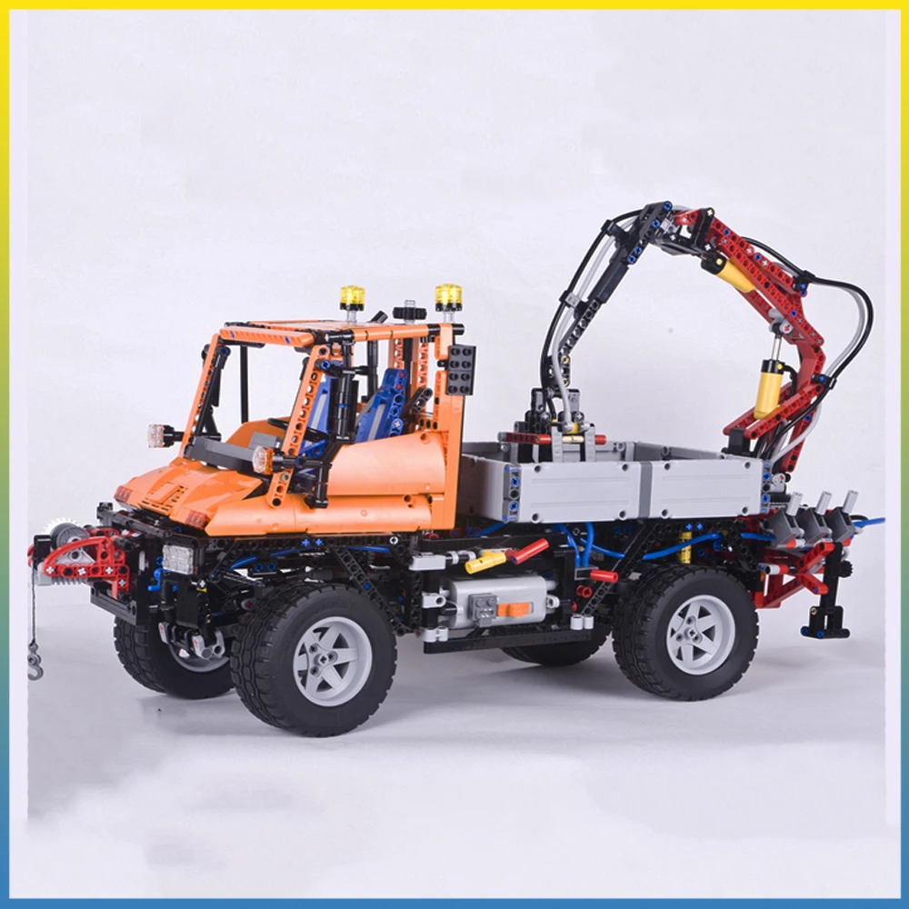 

MOC-8110 2048 шт. городская инженерная серия RC 4x4 Unimog U400 снегоочиститель креативные идеи детские игрушки технологические блоки подарок на день рождения
