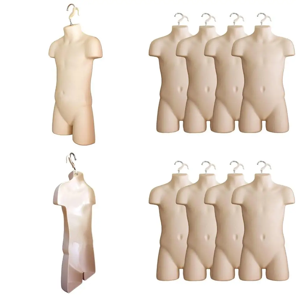 

Stackable Hollow Back Display for Children's Clothing, 5T-7 Size, with Hanging Hook Option