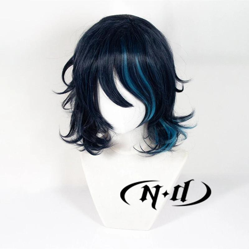 Pelucas de Cosplay ND Tsumugi Aoba, postizo, conjunto de estrellas, pelucas de pelo para Cosplay, resistentes al calor para fiesta de disfraces Comic Con Coser