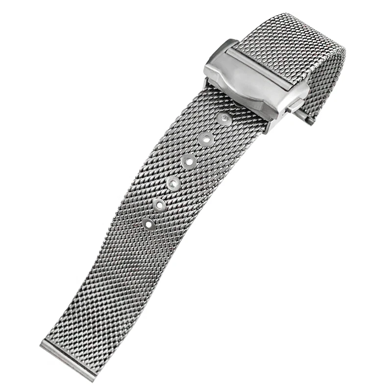 Imagem -06 - Pulseira de 316l Ver Strap Pulseiras Malha Sólida Omega 007 Seamaster 300 At150 de Tata Velocidademaster 19 mm 20 mm Aço Inoxidável