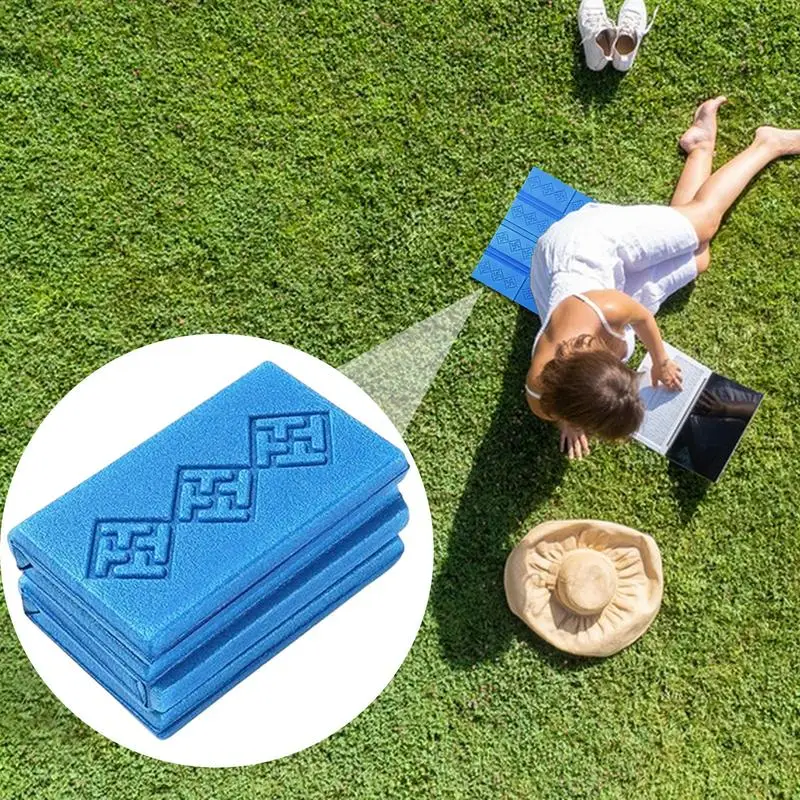 Foldable Cushion Mat Personal Cushion Seat Comfortable Beach Mat Hunting Waterproof Foam Pad Camping Furniture Waterproof For
