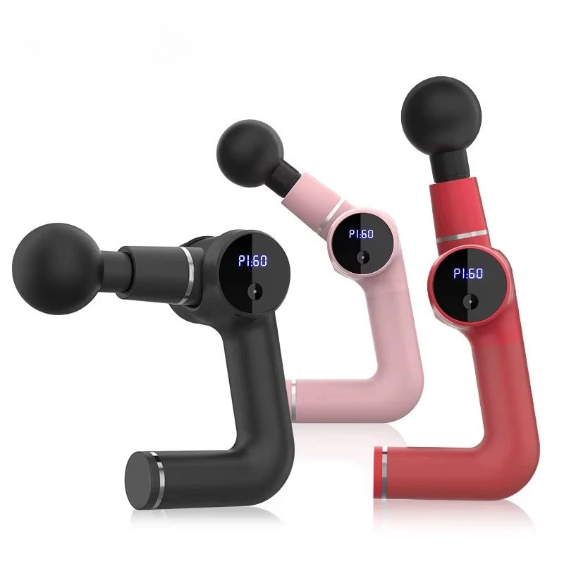 For Mini Pocket Size Rotary Fascia Gun with Vibration 5 Gears & Musical Function-Sports Body Muscle Massage
