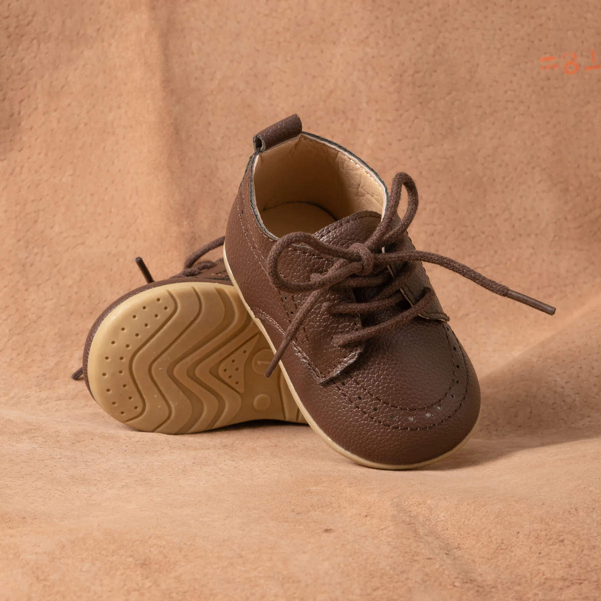 KIDSUN-zapatos clásicos para bebé, niño y niña, calzado de piel sintética para recién nacido, para primeros pasos de cuna, suela de goma suave,