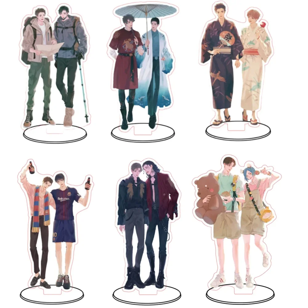 

Anime 15CM Charm188 Men's Team Figures Cosplay Acrylic Stand Model Plate Desk Decor Standing Sign prop Fans Birthday Gifts