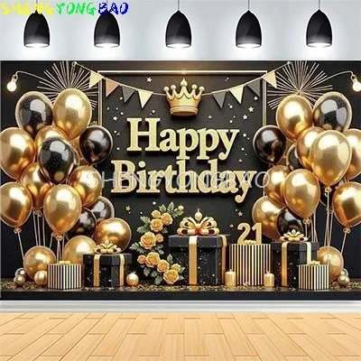 

Baby Shower Happy Birthday Party Photography Backdrops Newborn Kids Air Balloon Princess Tropical Jungle Photo Background BB-26