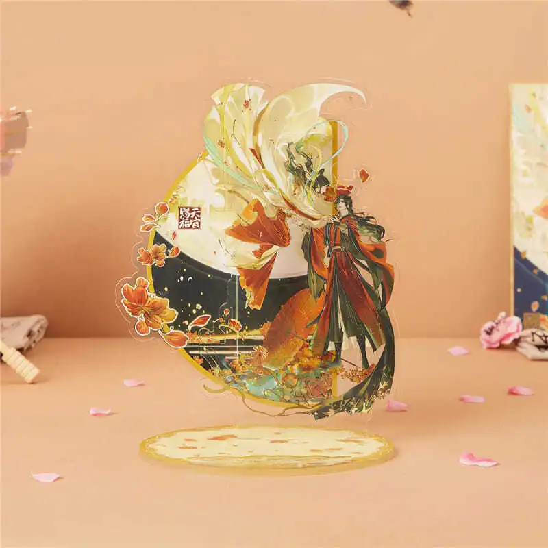 

Chinese Manga Tian Guan Ci Fu Acrylic Stand Official's Blessing Xie Lian Hua Sezhi Cheng Mobile Phone Stand Free Shipping