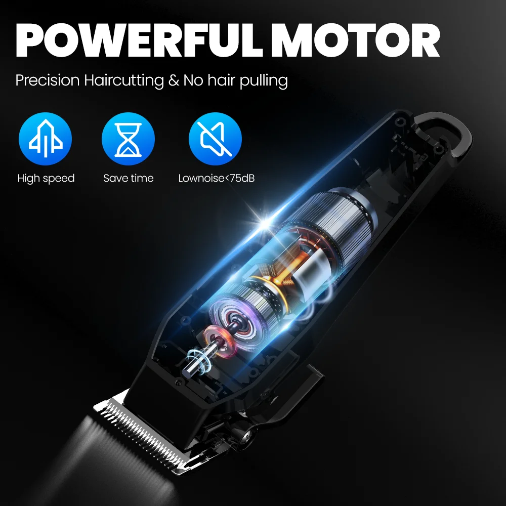 مجموعة أدوات الحلاقة المحمولة من سيجوي للرجال، ماكينة تشذيب شعر اللحية الكهربائية الاحترافية القابلة لإعادة الشحن