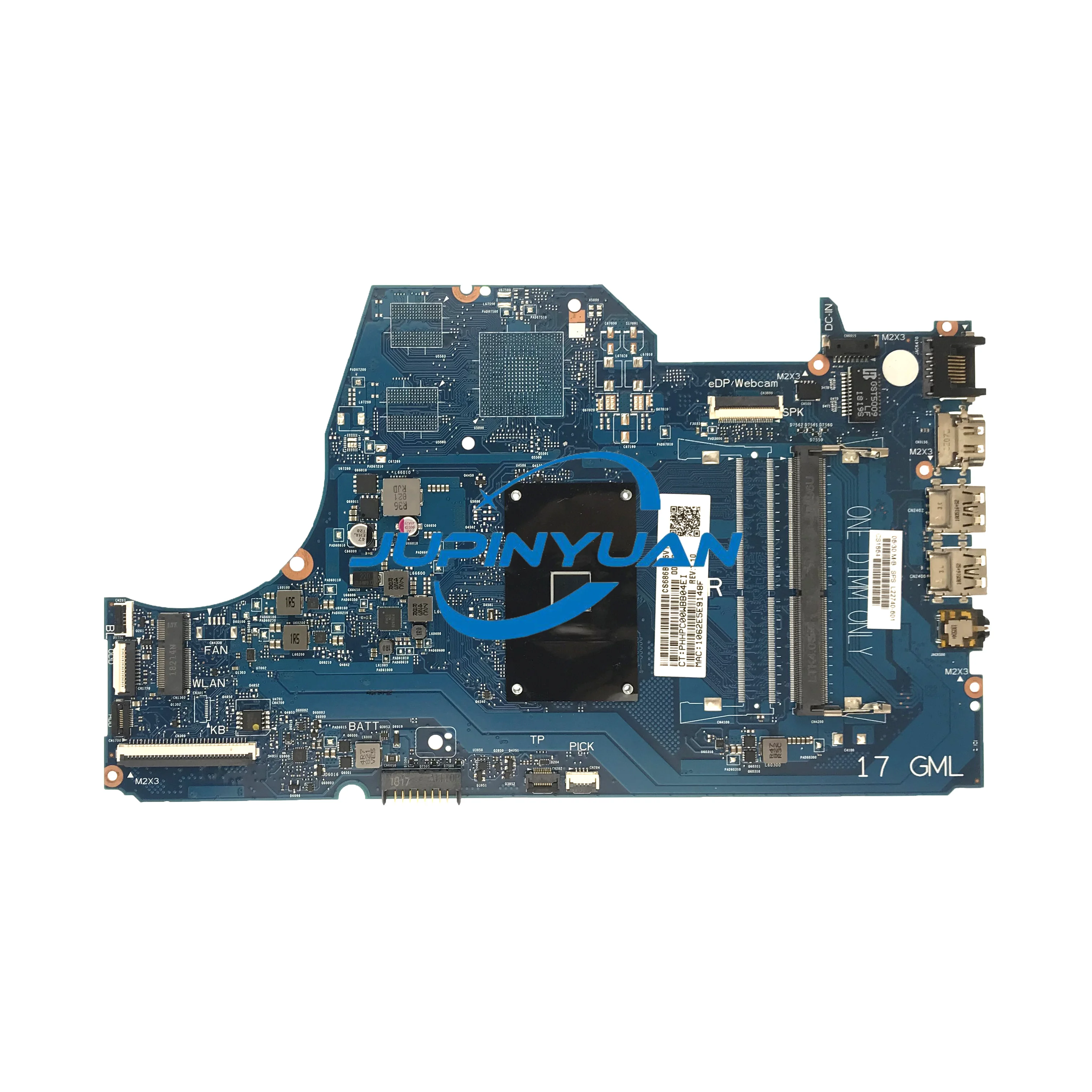 

L22740-601 L22740-001 Mainboard For HP Pavilion 17-BY Laptop Motherboard SR3RZ N5000 CPU 6050A2980801-MB-A01 100% Fully Tested