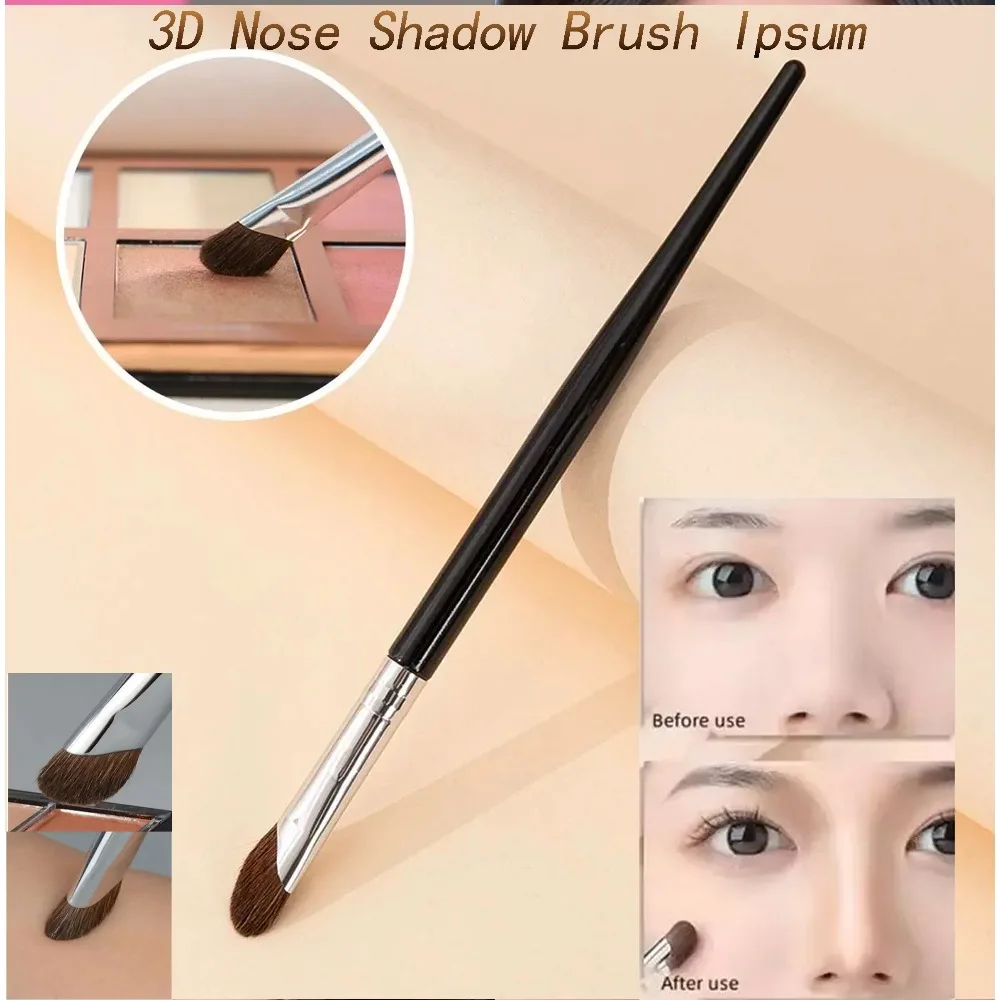 فرشاة ظلال الأنف ثلاثية الأبعاد، فرشاة مكياج ناعمة للرأس وأحمر الخدود، مستحضرات التجميل الكورية، فرشاة مكياج كونتور للوجه لأدوات التجميل النسائية