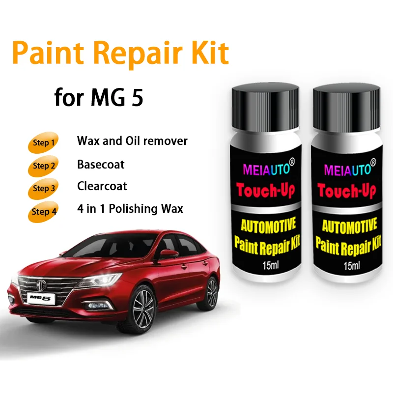Kit de reparación de pintura de coche para MG 5, removedor de arañazos de pintura de retoque, accesorios para el cuidado de la pintura automotriz