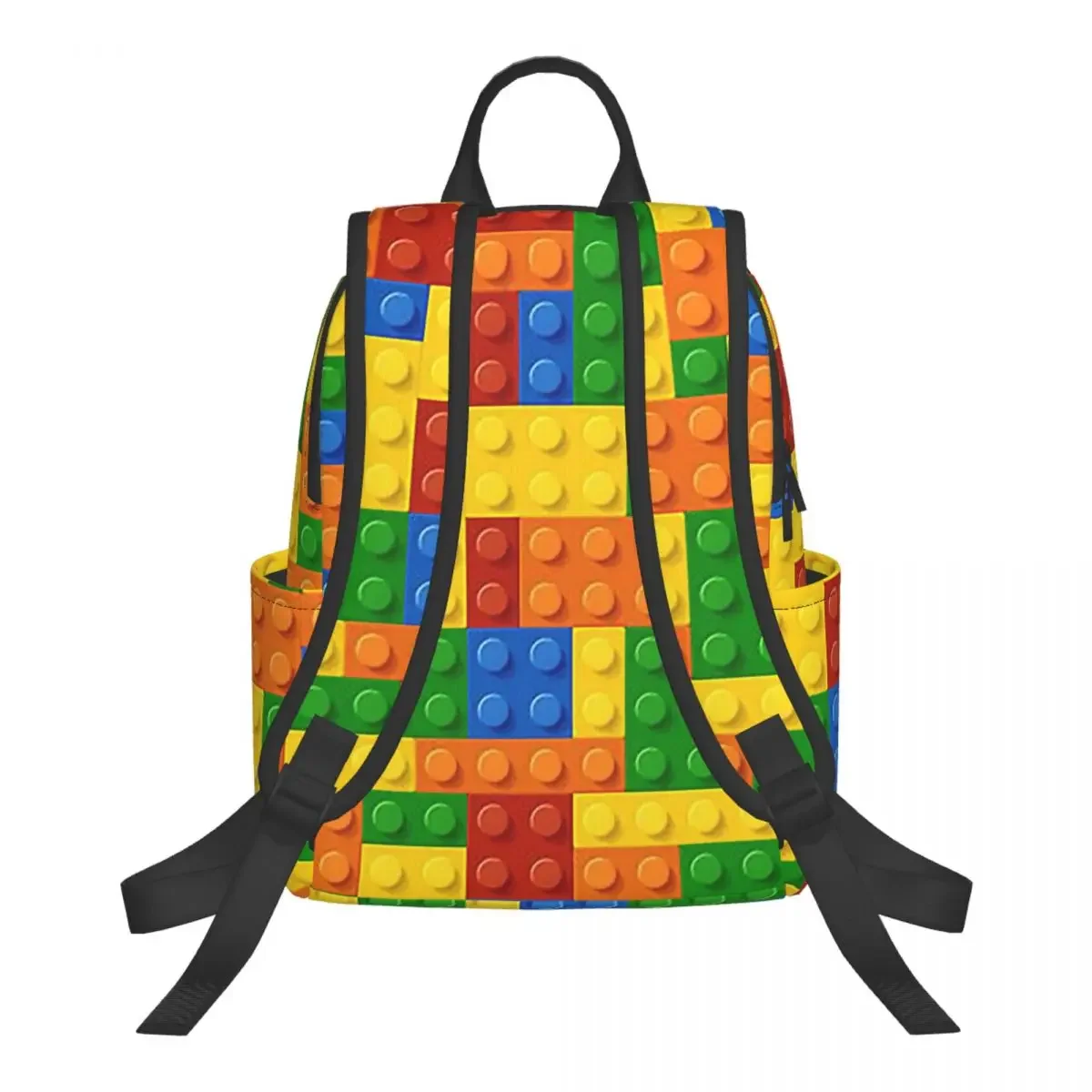 Building Blocks Construction Brick Backpack Student BookBag Kids School Bag Laptop Shoulder Bags Men Women