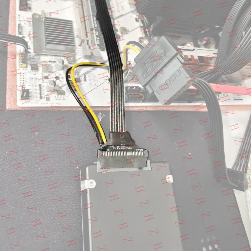 P+ 4.0 Riser 2280 Speed for High with M.2 2230 SSD to SSD Adapter Cable U.3 NVME