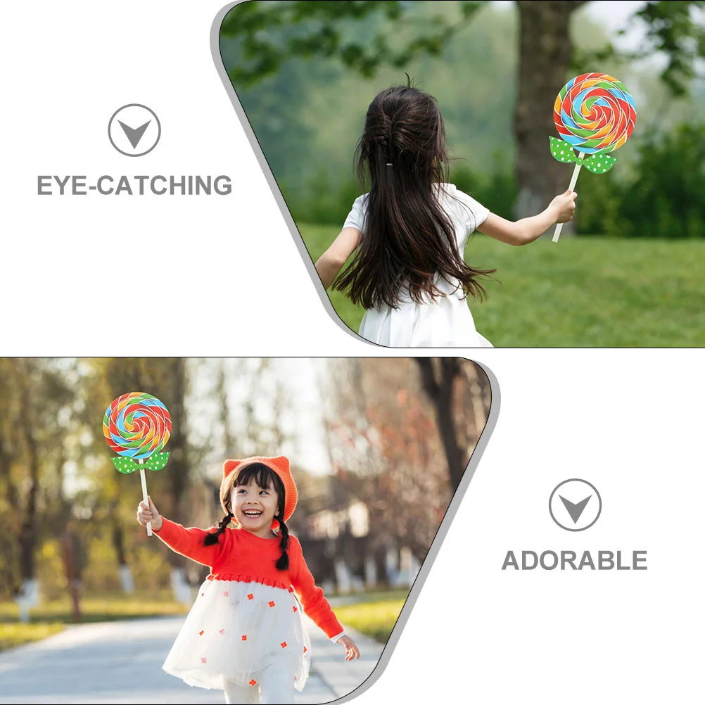 

Decorative Lollipop Prop Lollipop Photo Prop Fine Workmanship No Rough Edges Birthday Party Decoration Fake Candy