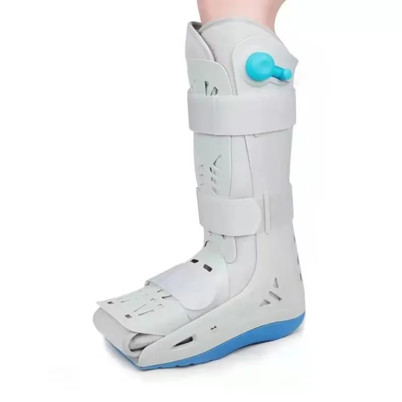 HKJD Adjustable Orthopedic Fracture Fixed Walker Boot Ankle Foam Orthopedic Pneumatic Air Cam Walker Boot