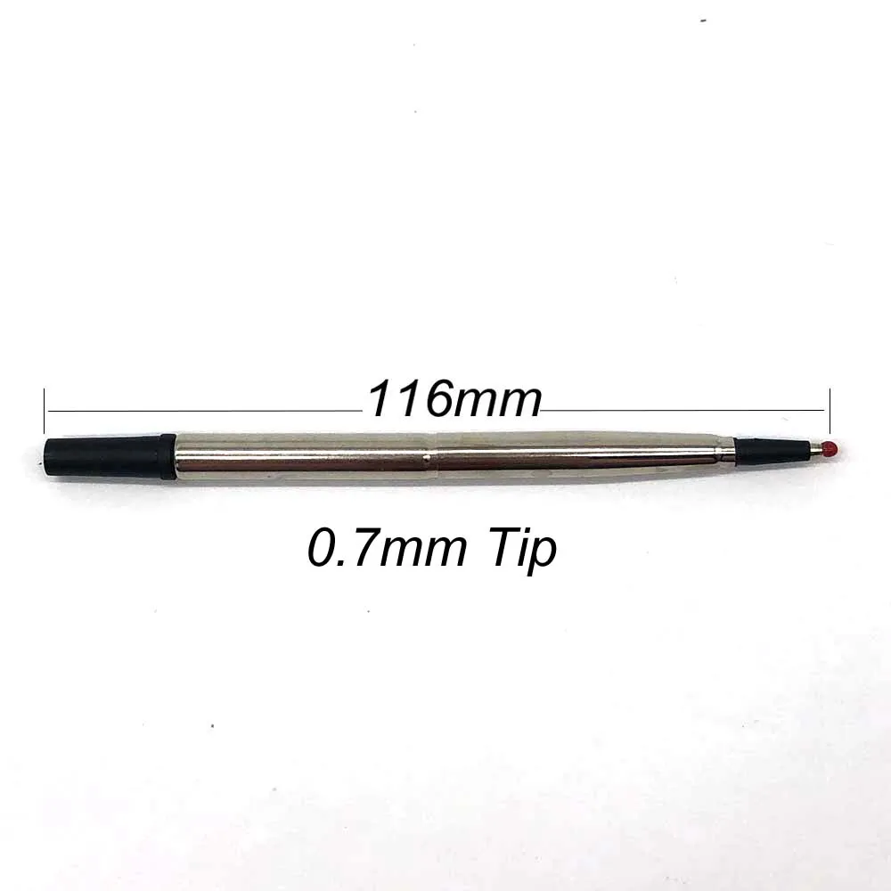

116mm long 0.7mm Tip Ballpen Rollerball Pen Refills for Parker 1905323 3021531 German ink