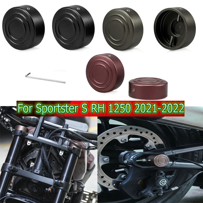 

Крышка верхней гайки штока вилки мотоцикла CNC, подходит для Harley Davidson Sportster S 1250 RH1250S 2021 2022 алюминиевый сплав