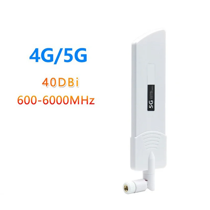 A29F-10PCS 5G/3G/4G/GSM Full Band Glue Stick Omni Wireless Smart Meter Router Module Gain 40Dbi Antenna, White SMA Male