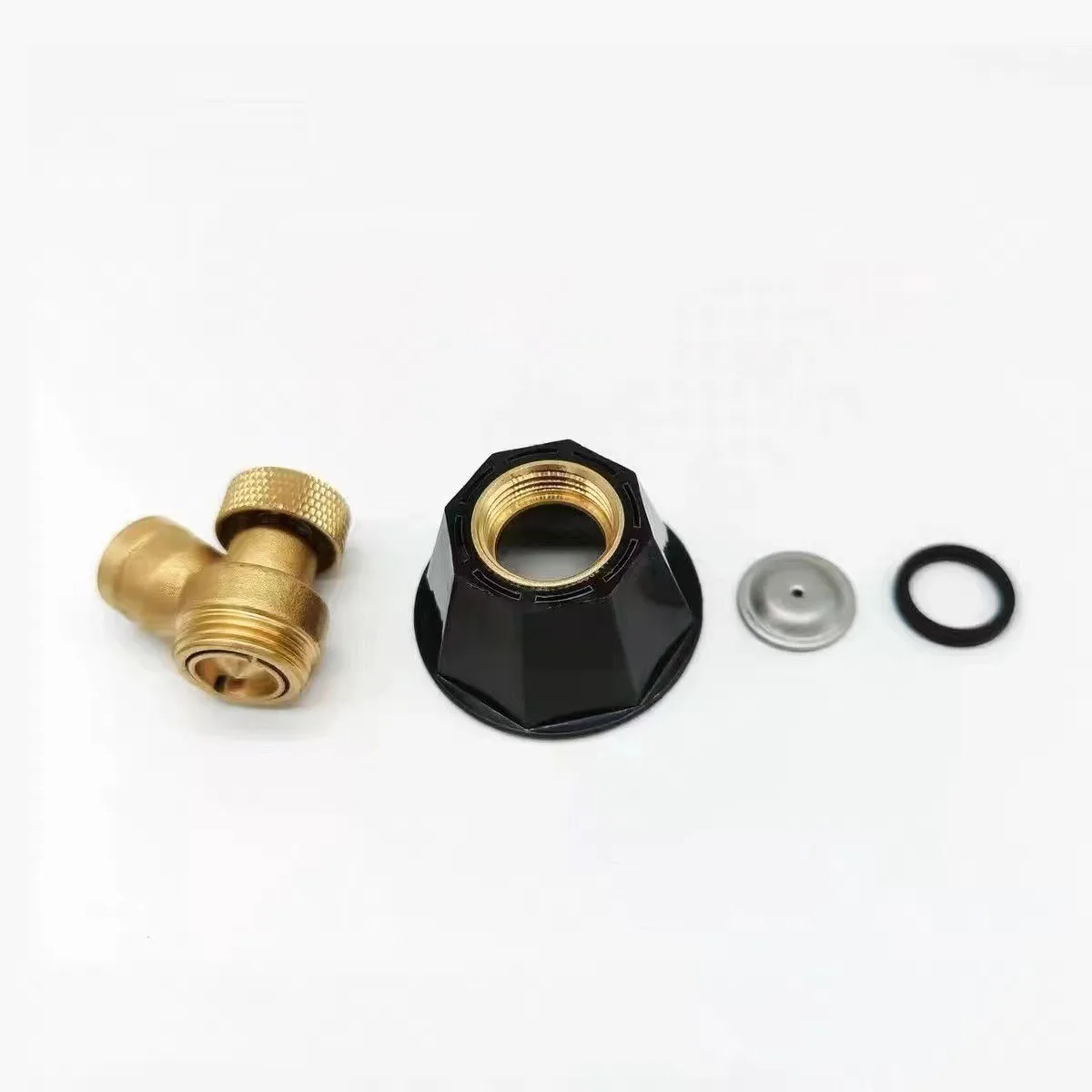 فوهة رش دوامة الهواء الزراعية قابلة للتعديل فوهة مخرج مياه نحاسية لزهرة العشب البستنة رش الضغط العالي #3